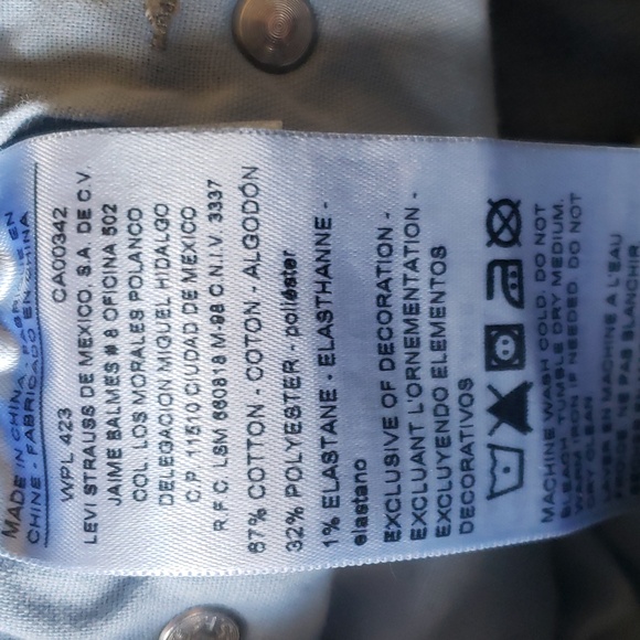 Boy's Denizen Jeans 14 208 Taper Fit - Picture 5 of 6